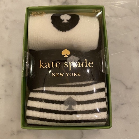 NIB Kate Spade 3 Pack Crew Socks